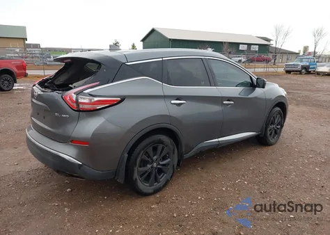 2017 Nissan Murano Sl z USA, uszkodzony, nr VIN 5N1AZ2MH4HN169843